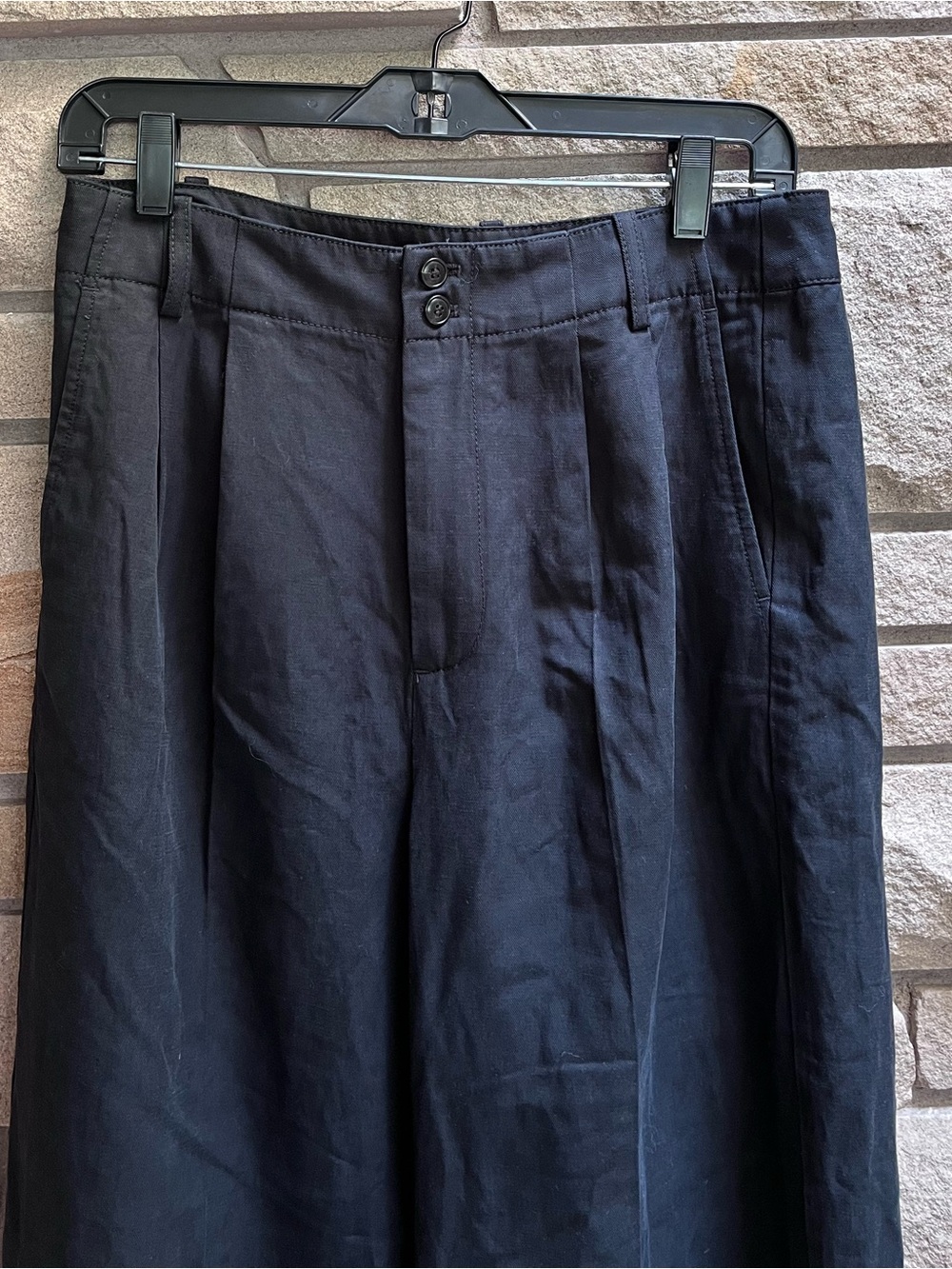Madewell Harlow Wide Leg Pants Black Size 6 NWT - Picture 7 of 15